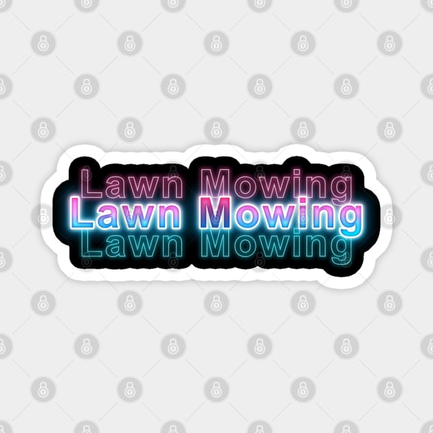 Lawn Mowing Sticker by Sanzida Design